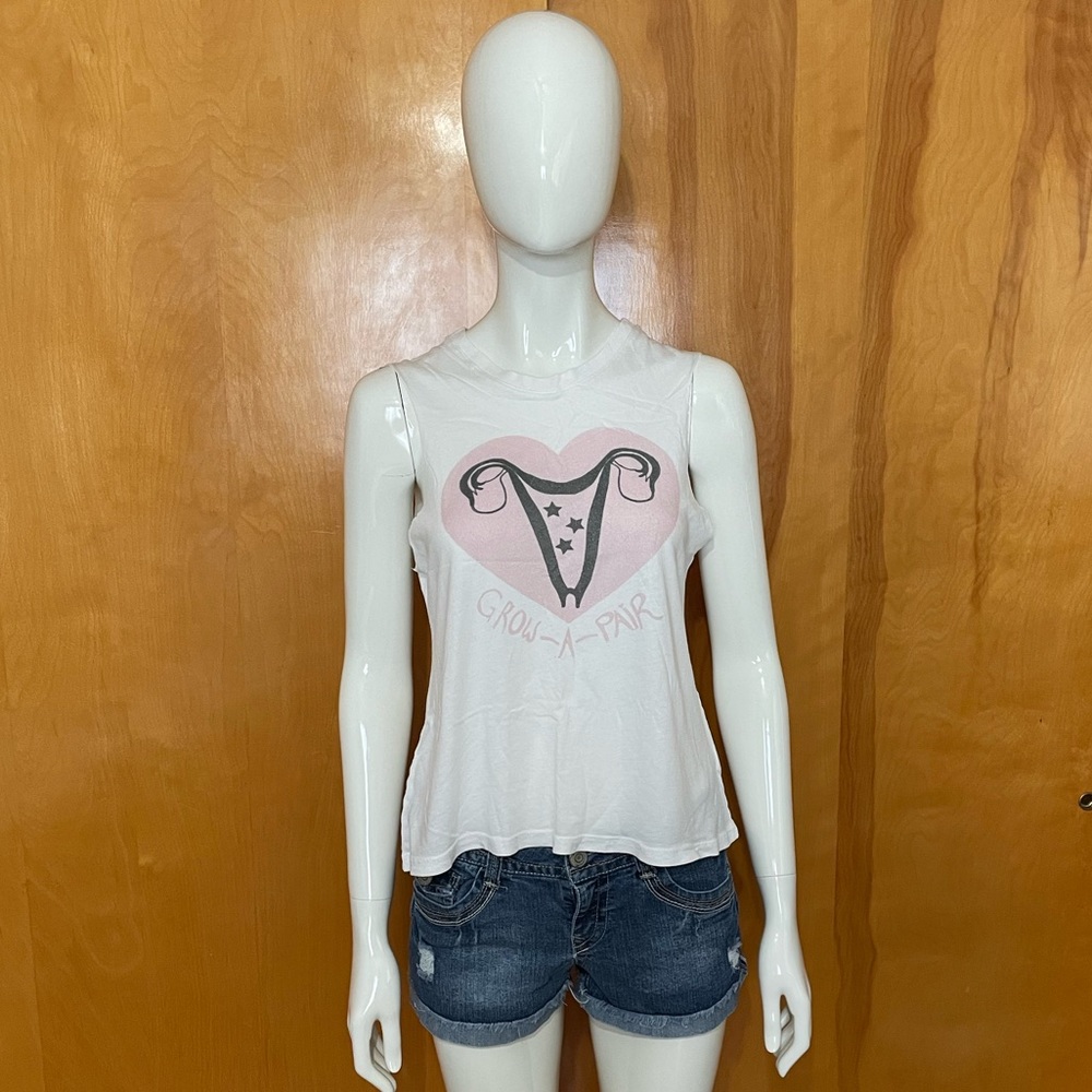 Rare Valfre Grow A Pair Tank Top Size XS